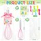 24 Sets 10" Easter Whisks Gift Set – Colorful Baking Whisks with Greeting Cards, Ribbons & Bags for Kids, Teachers, Family, Friends & Neighbors
